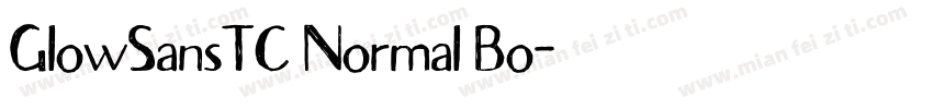 GlowSansTC Normal Bo字体转换